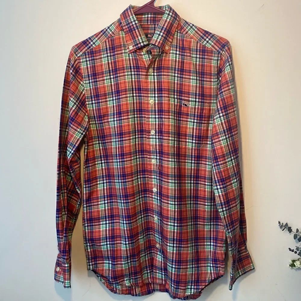 Vineyard Vines Slim Fit Tucker Shirt Men’s Size XS